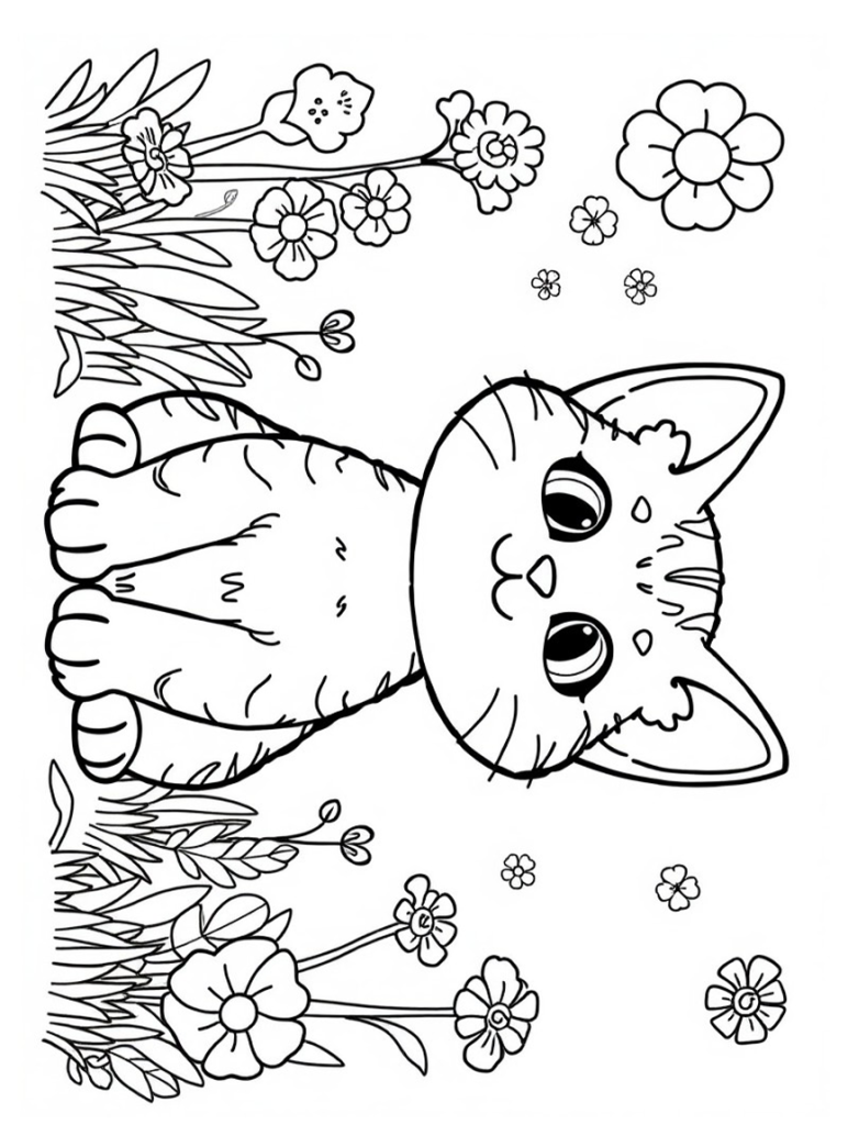 Cat Coloring Page 29