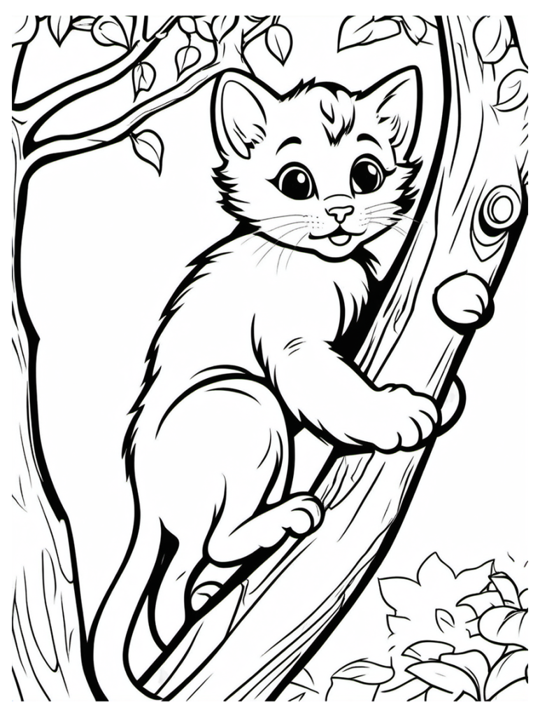 Cat Coloring Page 31