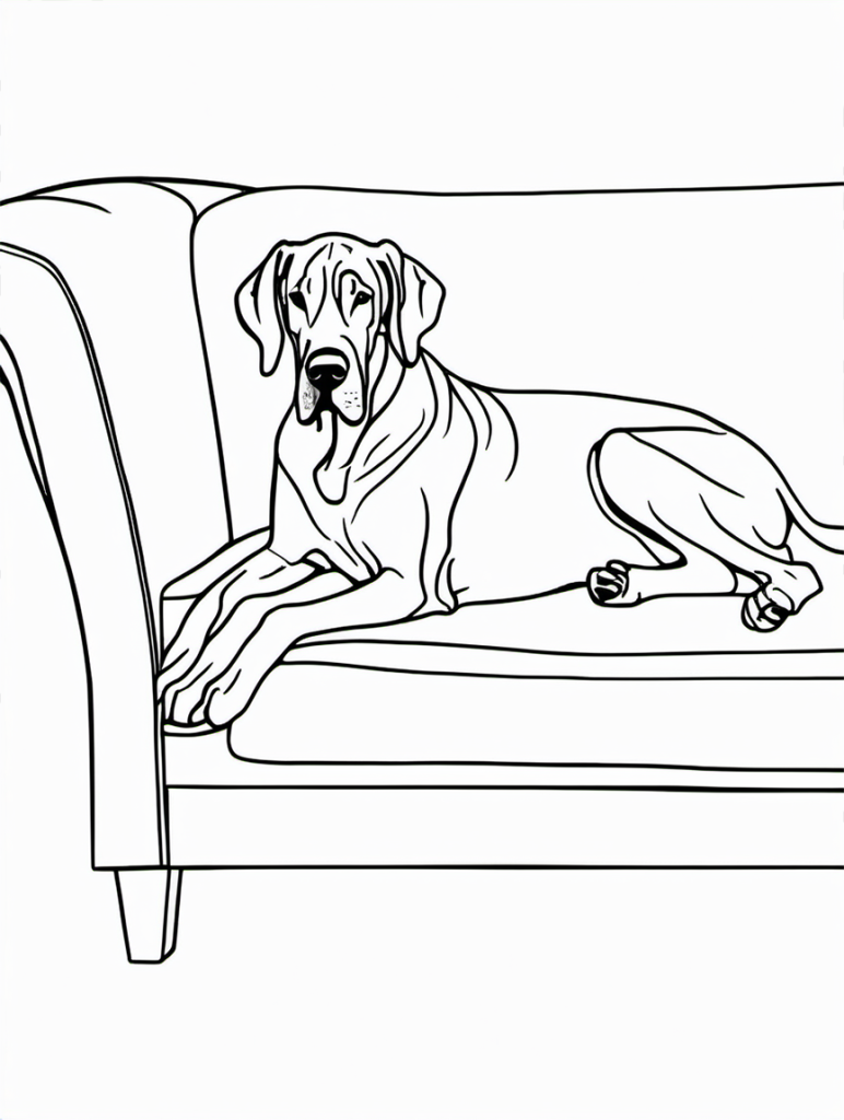 Dog Coloring Page 14