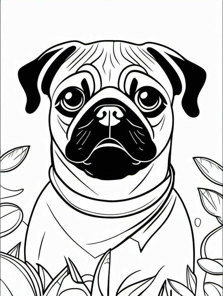 Dog Coloring Page 20