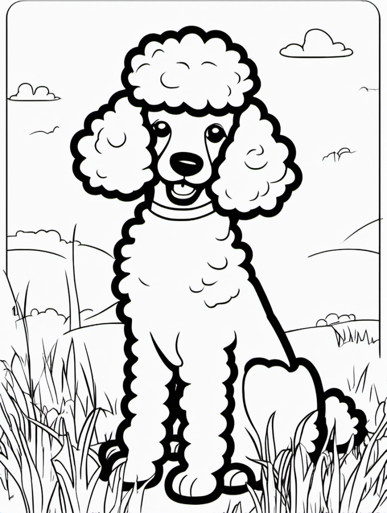 Dog Coloring Page 23