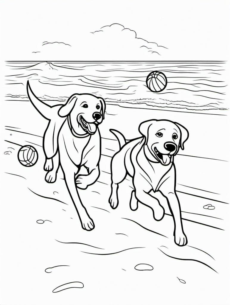 Dog Coloring Page 26