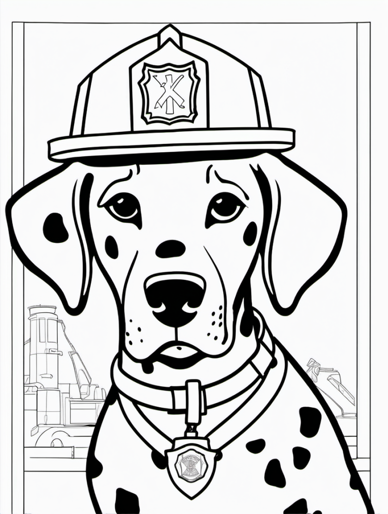 Dog Coloring Page 5