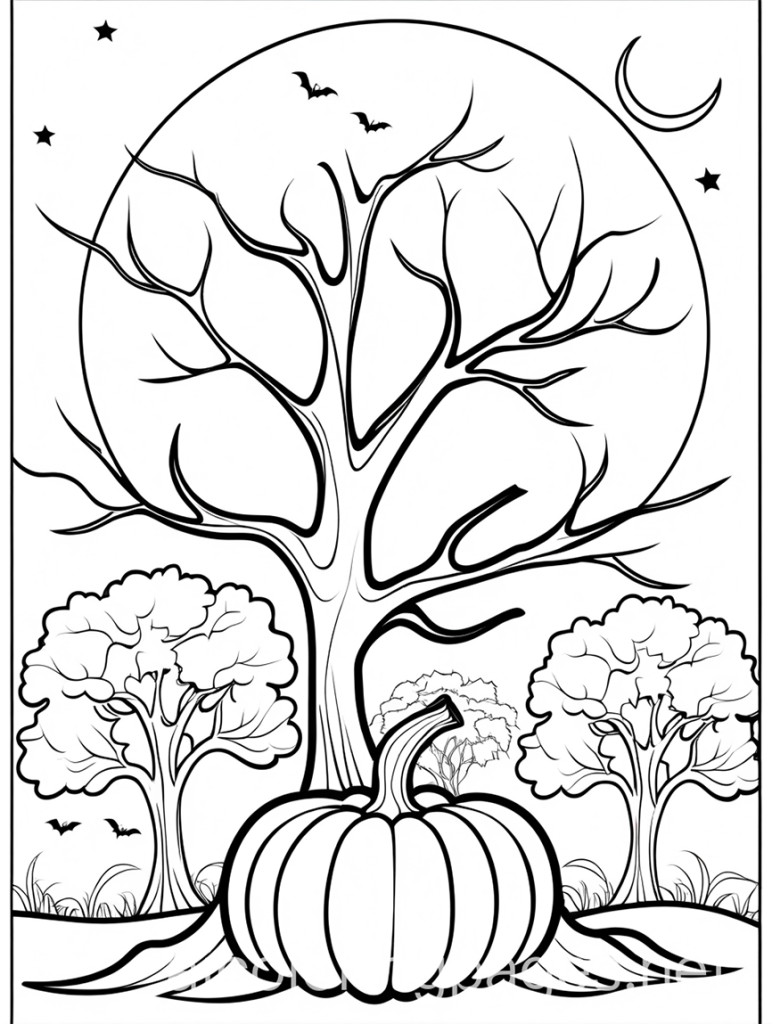 Haloween Coloring Page 12