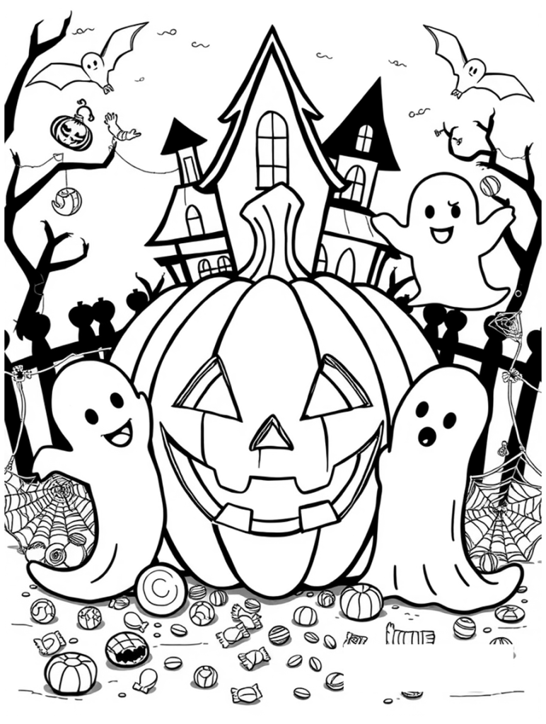 Haloween Coloring Page 13