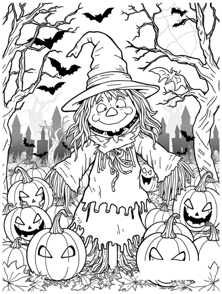 Haloween Coloring Page 15