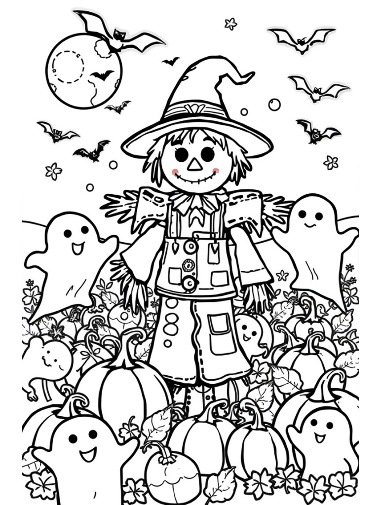 Haloween Coloring Page 23