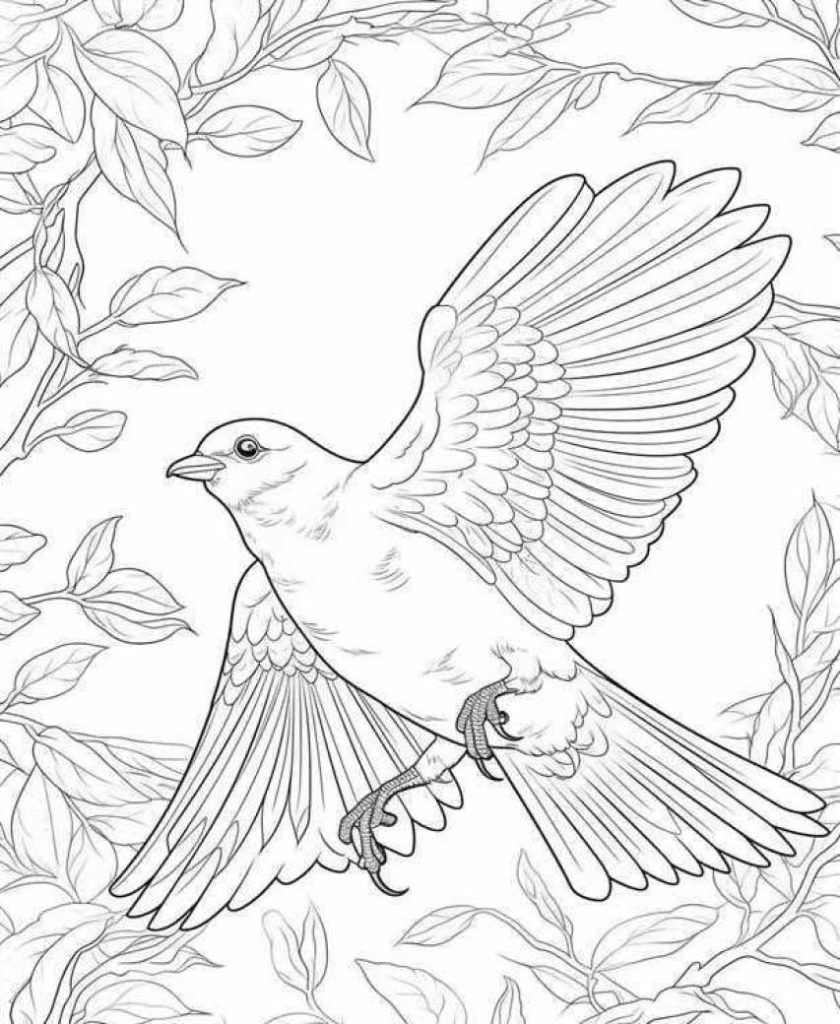 Birds Coloring Pages Kids 103