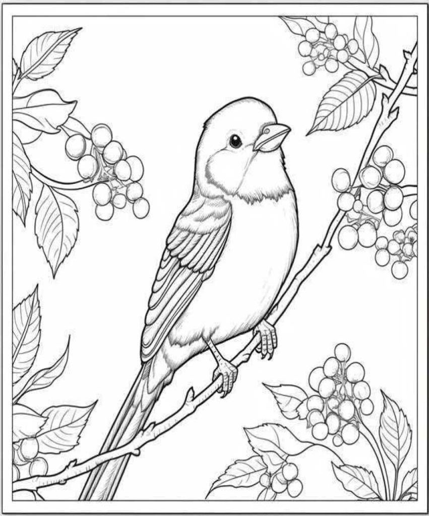 Birds Coloring Pages Kids 11 Copy