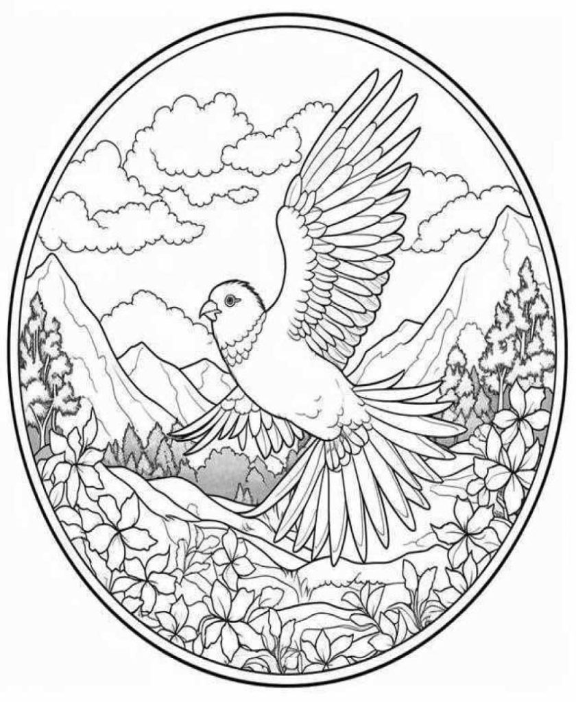 Birds Coloring Pages Kids 111