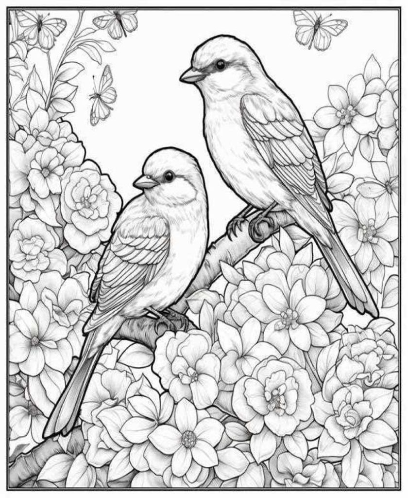 Birds Coloring Pages Kids 112