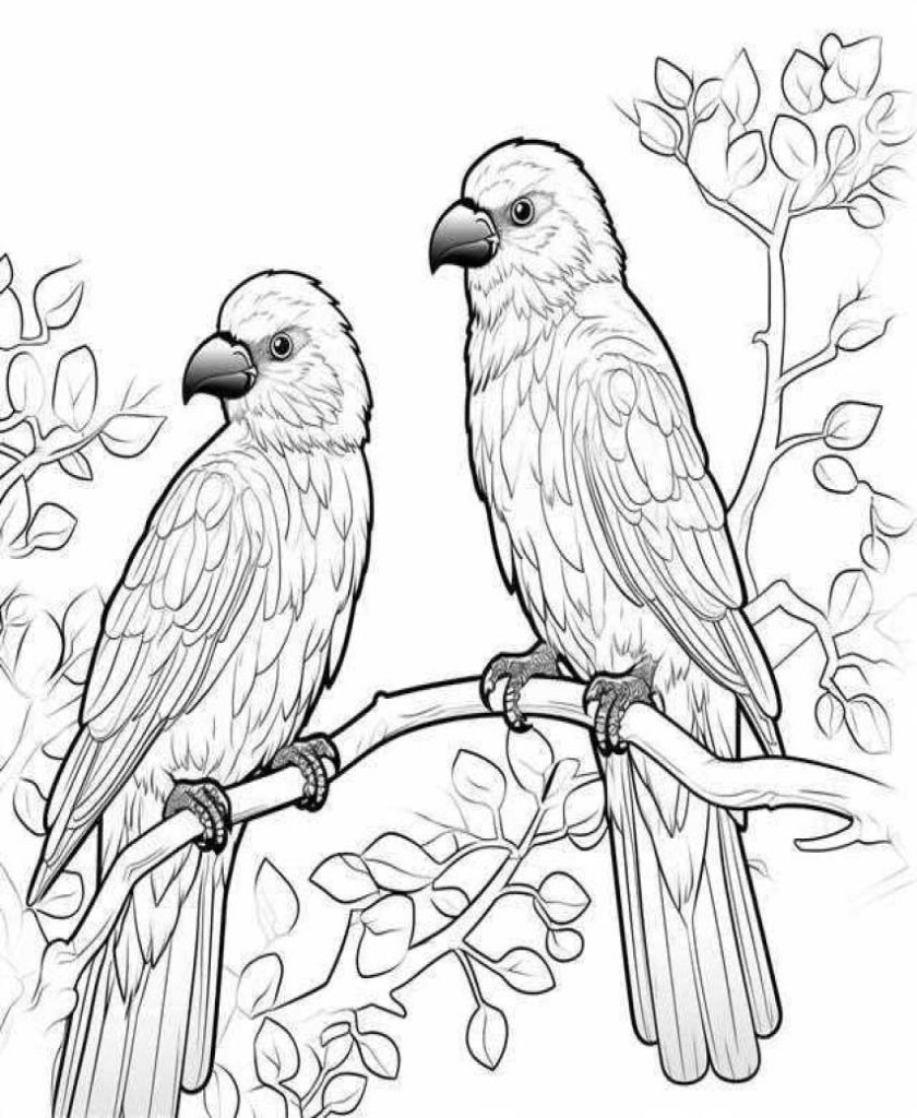 Birds Coloring Pages Kids 113