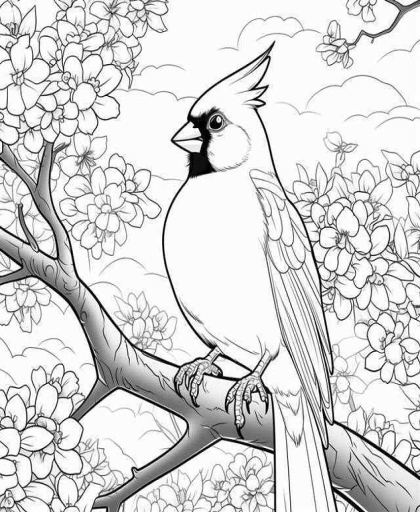 Birds Coloring Pages Kids 115