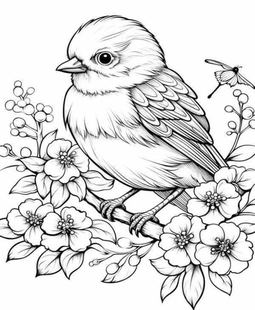 Birds Coloring Pages Kids 117