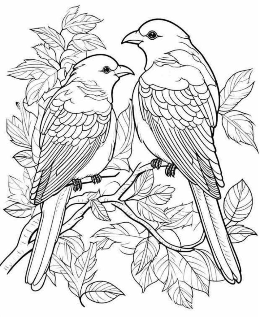 Birds Coloring Pages Kids 127