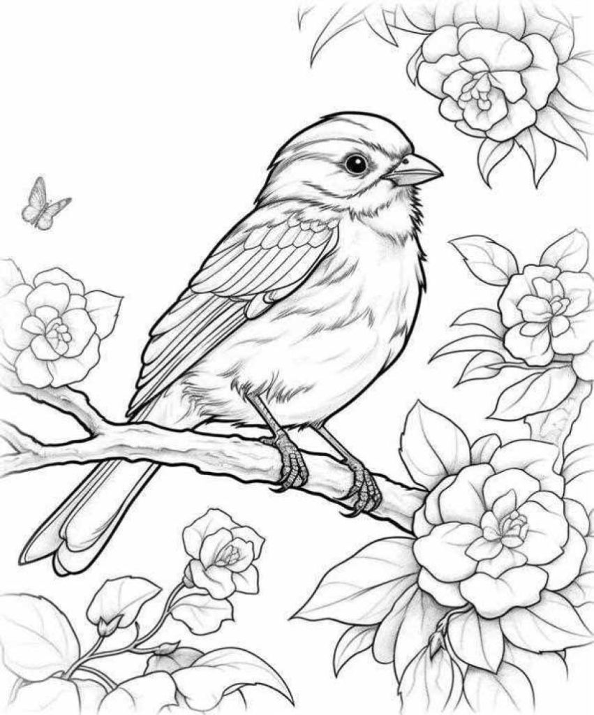 Birds Coloring Pages Kids 13