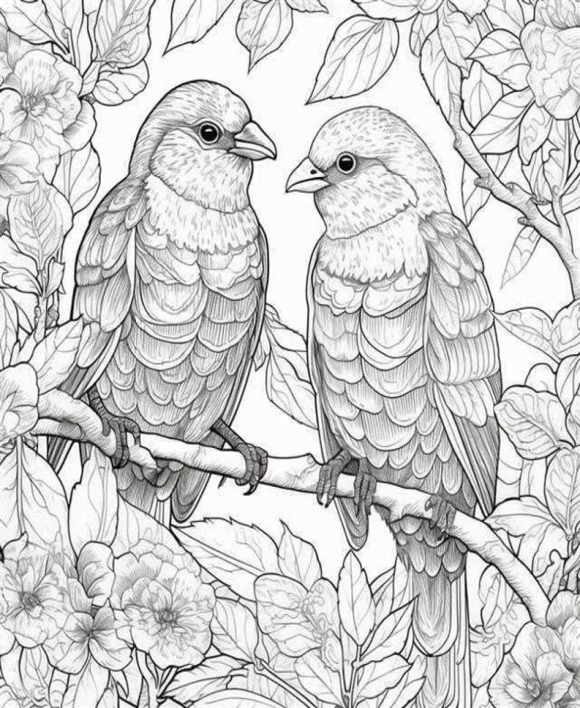 Birds Coloring Pages Kids 134