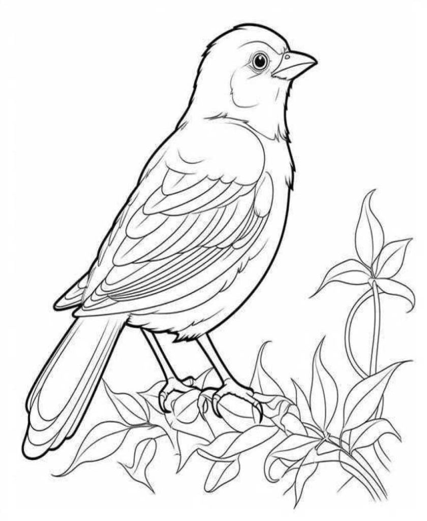 Birds Coloring Pages Kids 138