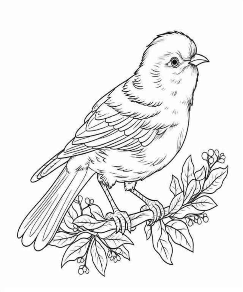 Birds Coloring Pages Kids 14 Copy