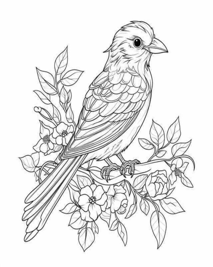 Birds Coloring Pages Kids 158