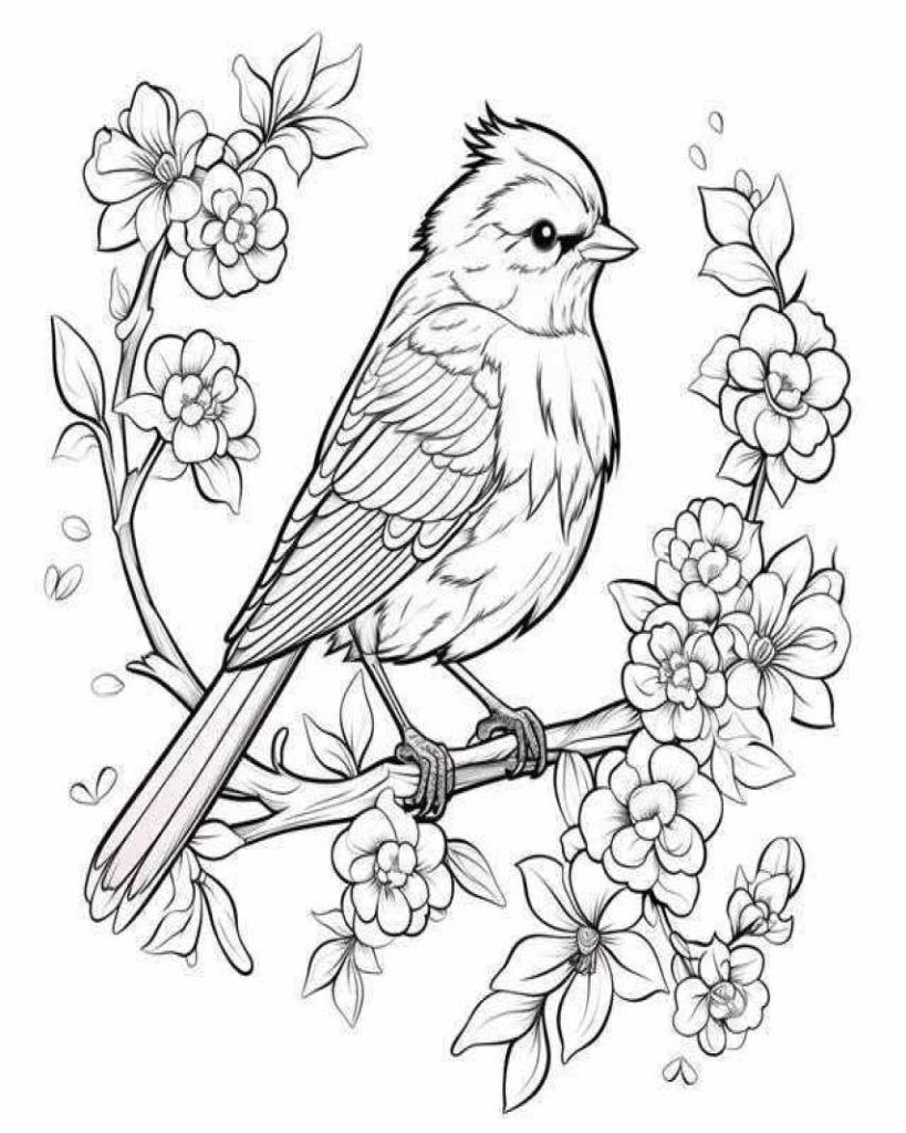 Birds Coloring Pages Kids 169