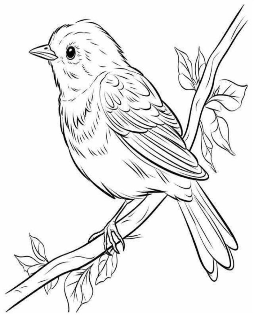 Birds Coloring Pages Kids 179