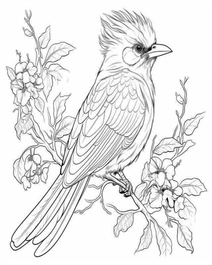 Birds Coloring Pages Kids 182