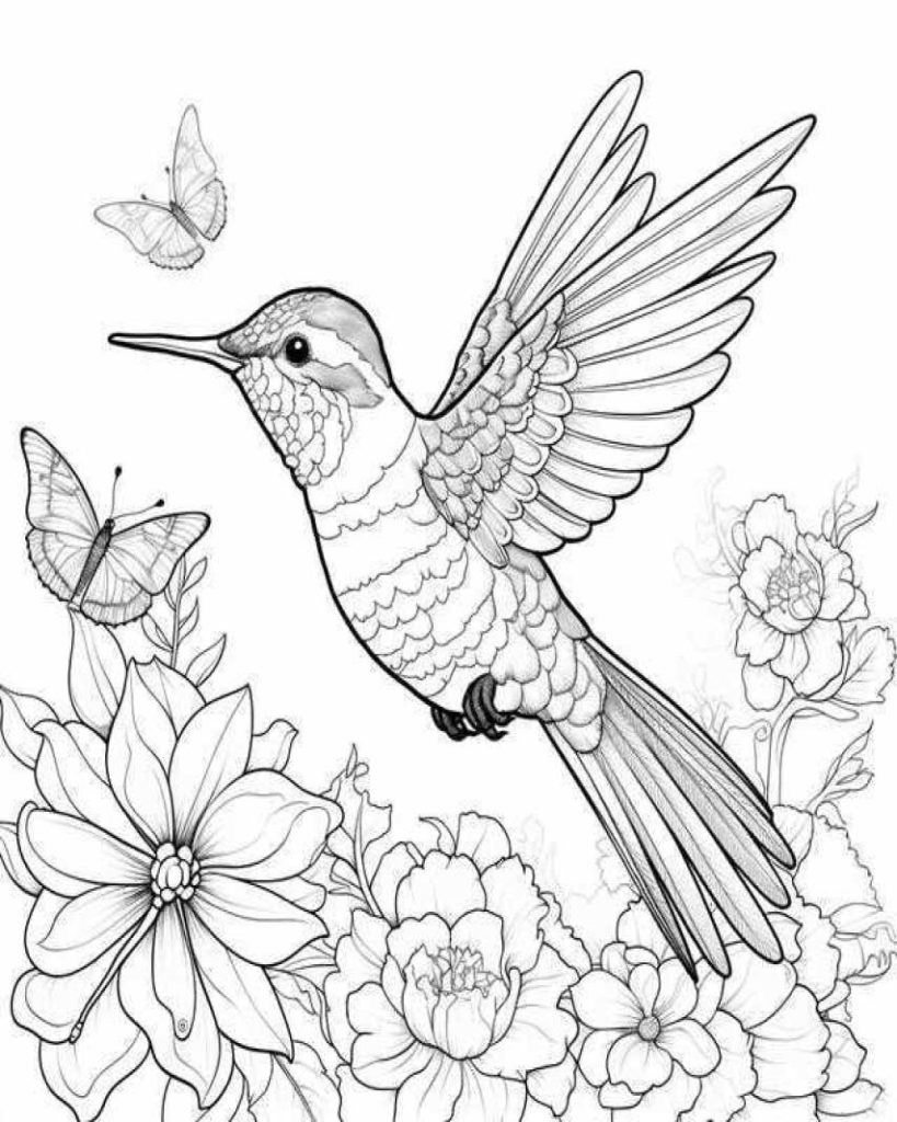 Birds Coloring Pages Kids 195