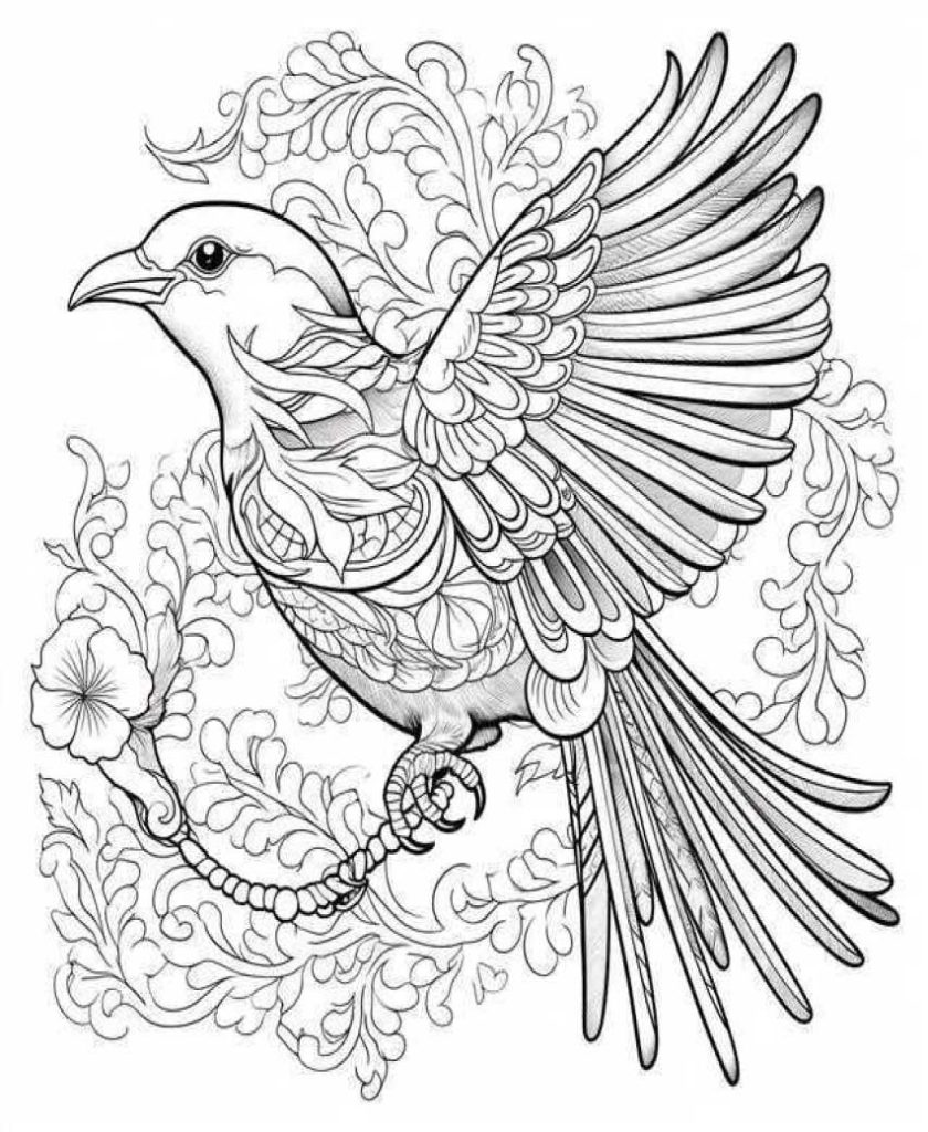 Birds Coloring Pages Kids 224