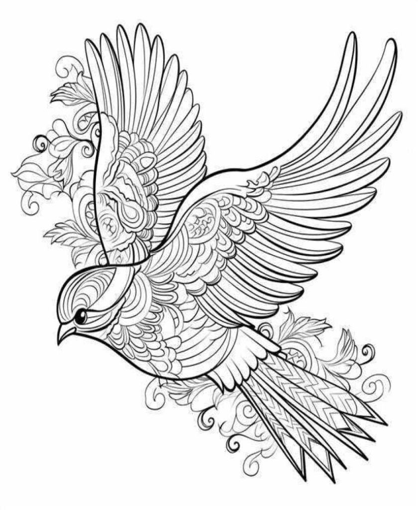 Birds Coloring Pages Kids 225