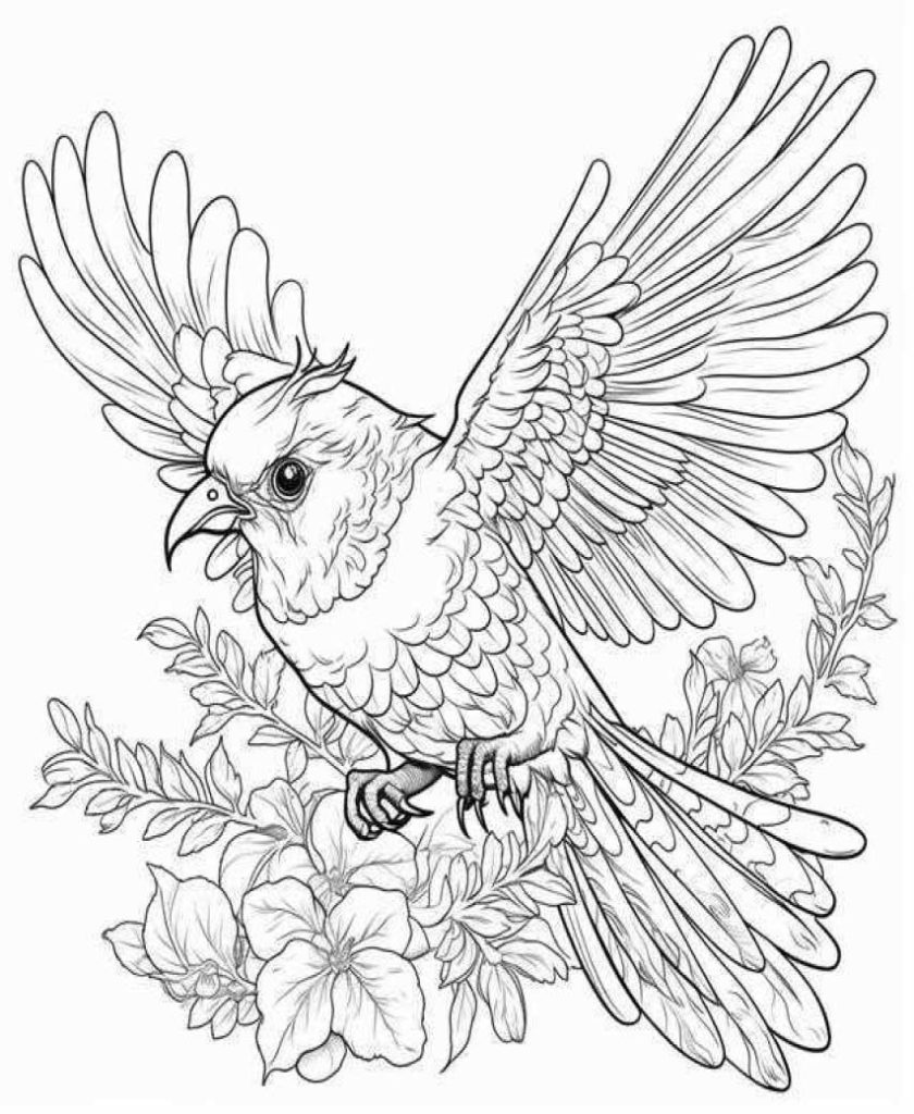 Birds Coloring Pages Kids 227