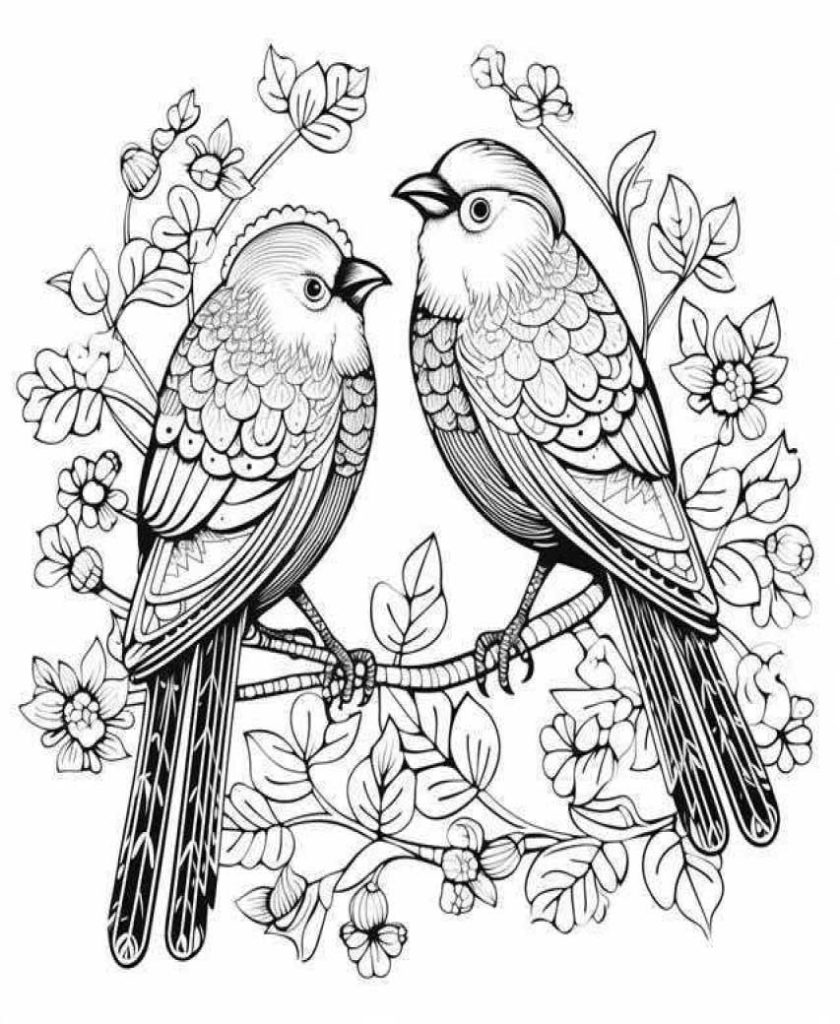 Birds Coloring Pages Kids 26