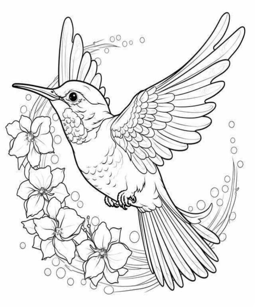 Birds Coloring Pages Kids 3