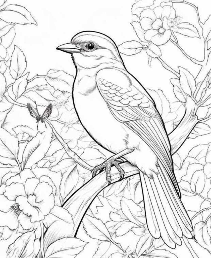 Birds Coloring Pages Kids 31