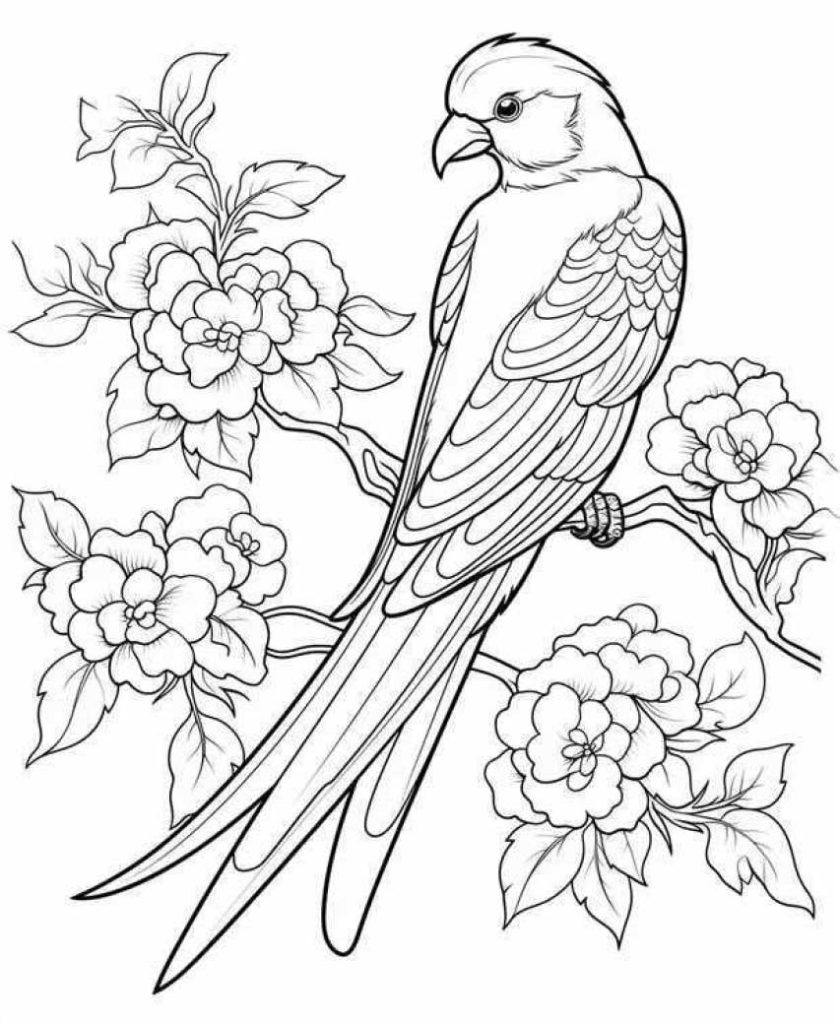 Birds Coloring Pages Kids 35