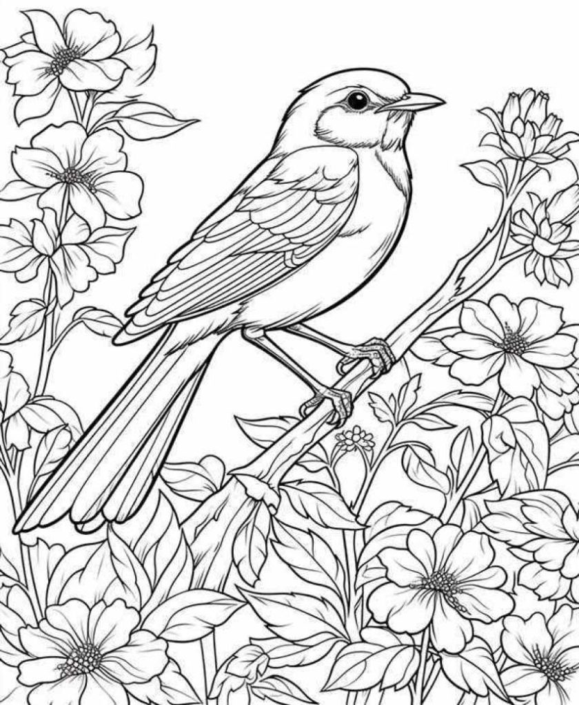 Birds Coloring Pages Kids 37