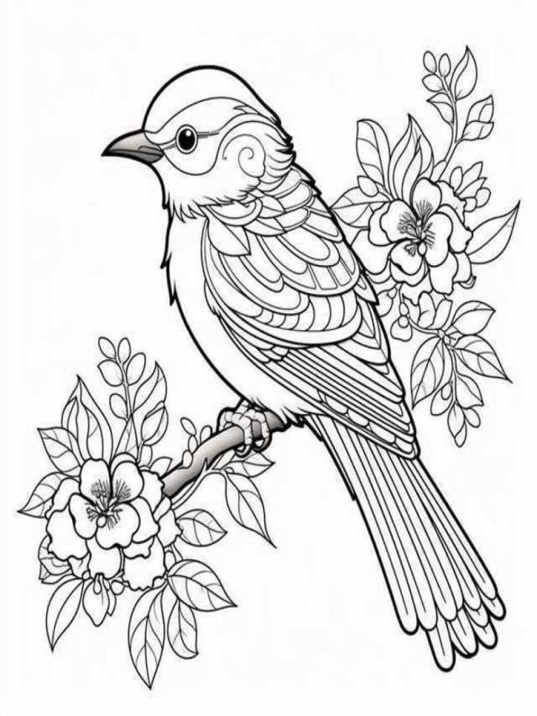 Birds Coloring Pages Kids 55