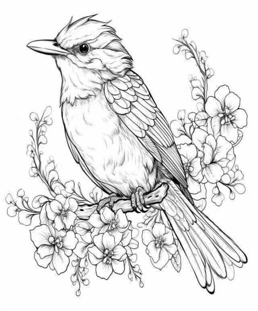 Birds Coloring Pages Kids 7