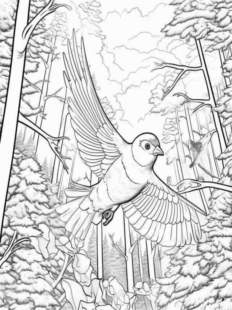 Birds Coloring Pages Kids 79