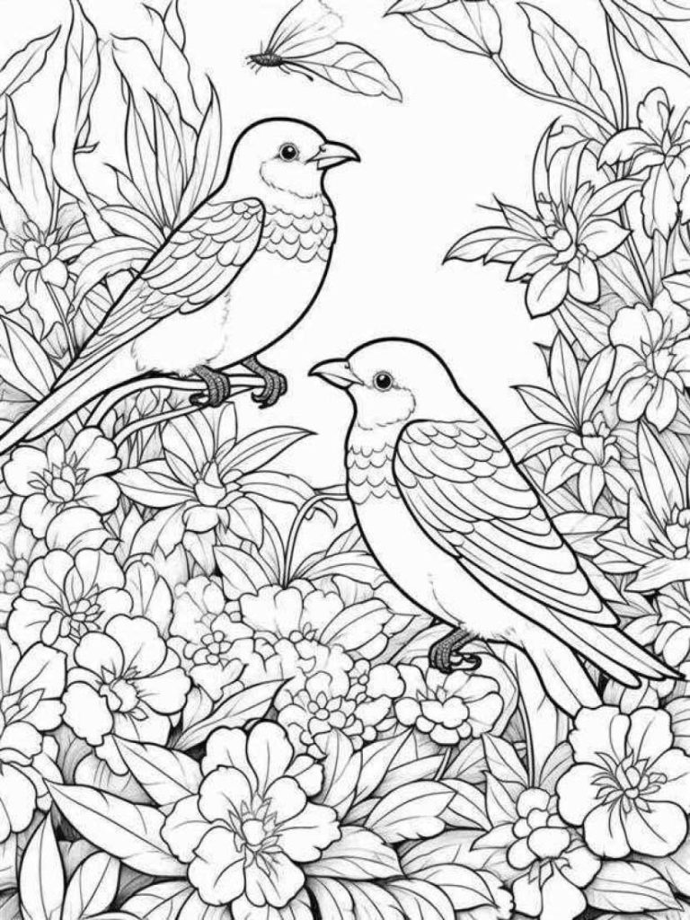 Birds Coloring Pages Kids 95